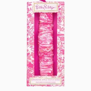 Lily Pulitzer apple watch band scrunchie